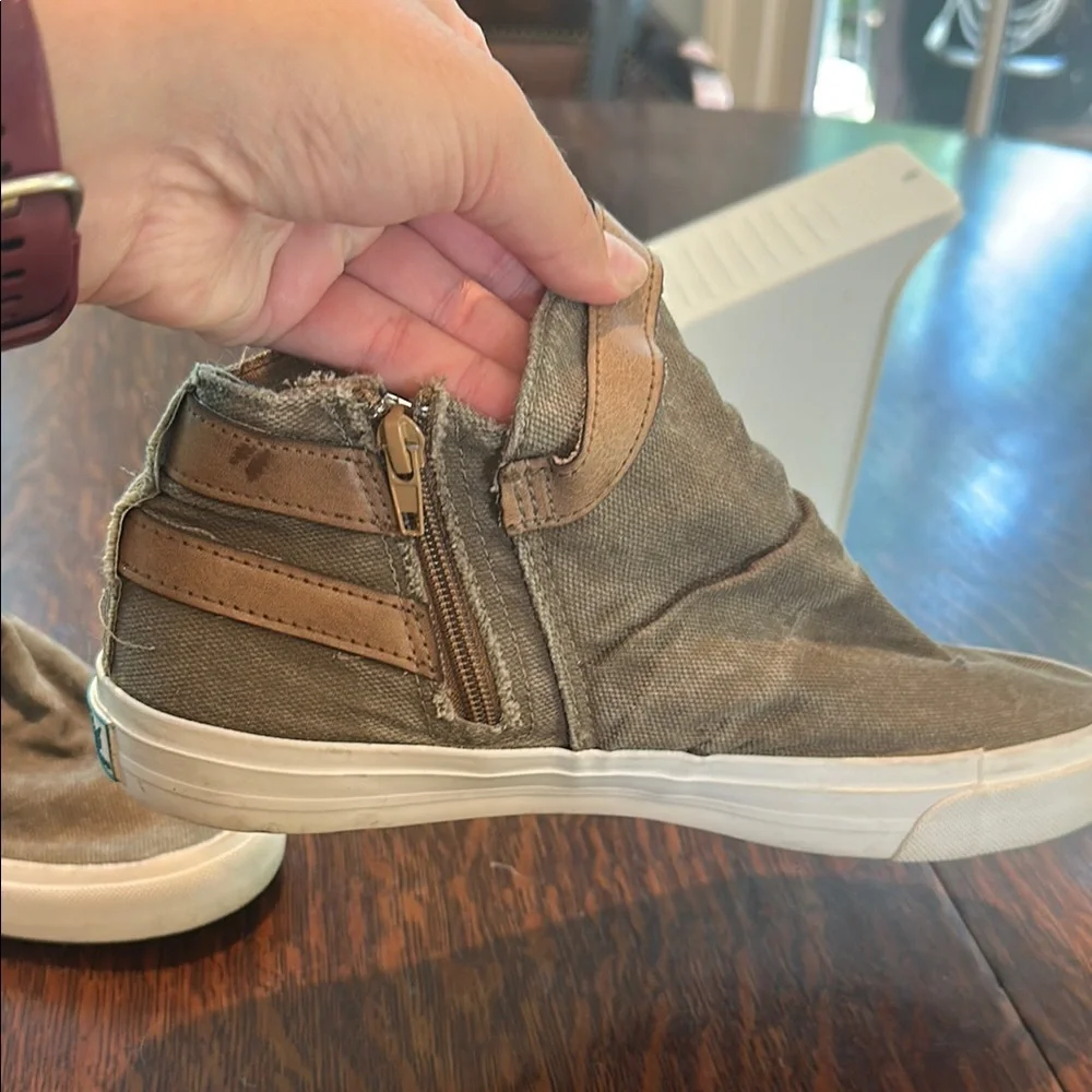 Blowfish Tan High-Top Sneakers